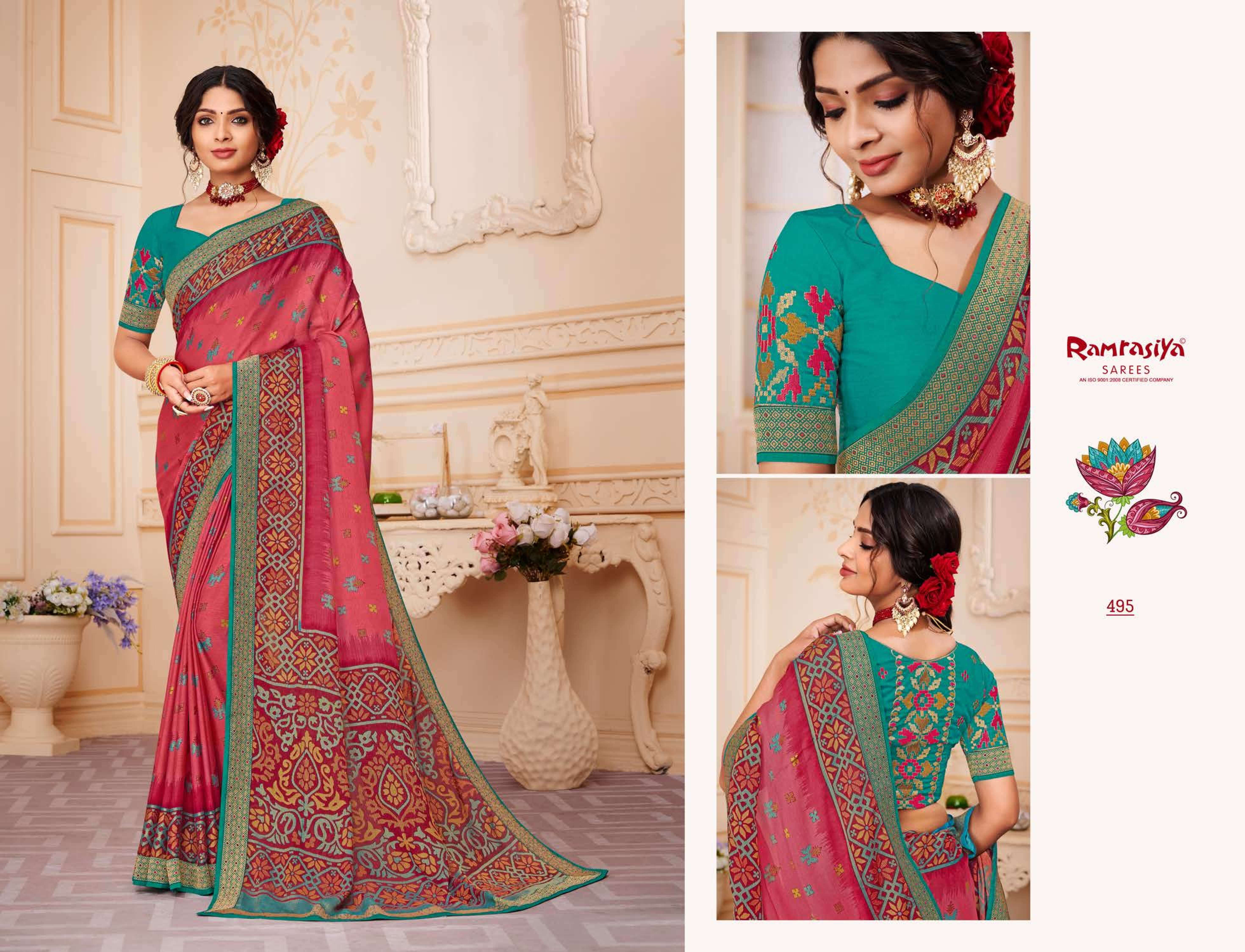 Ram Rasiya Mrignayani Saree Wholesale catalog