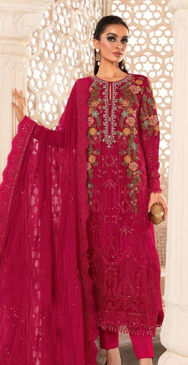 Ramsha R 1113 A To D Organza Pakistani Suits Wholesale catalog