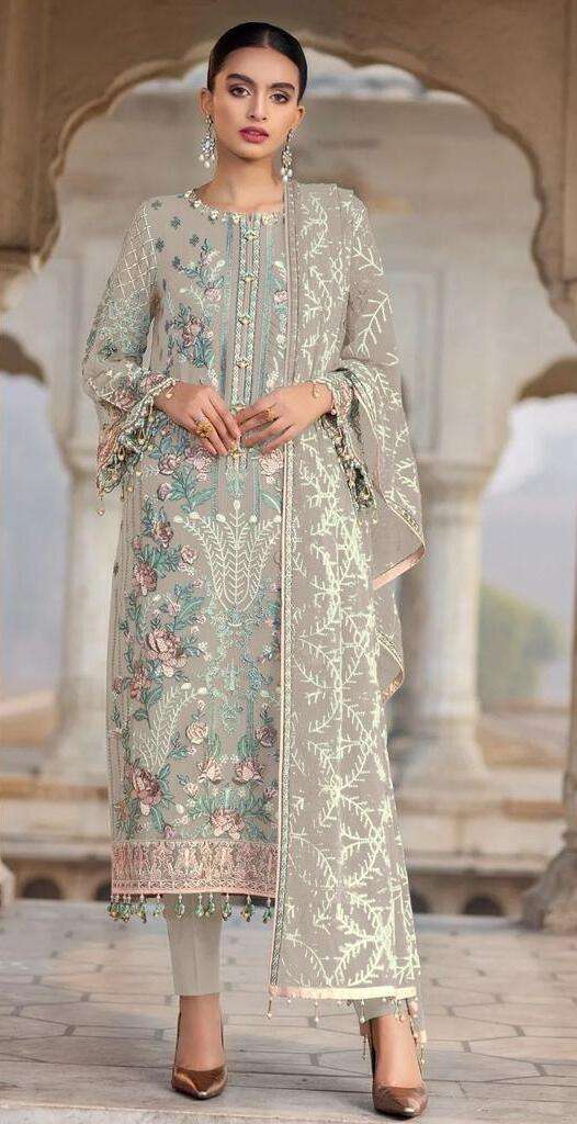 Ramsha R 603 Nx Georgette Pakistani Suits Wholesale catalog