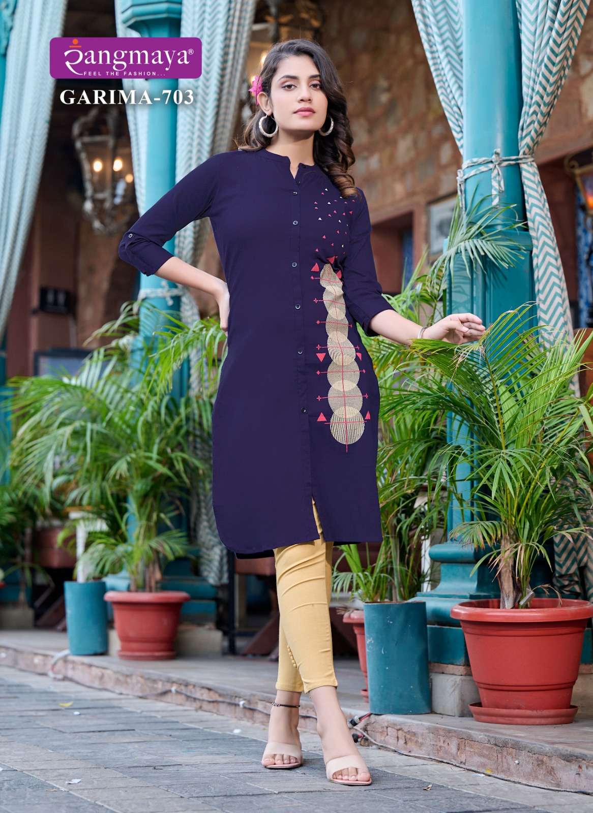  Rangmaya GARIMA VOL-7 strechable Lycra Kurti Wholesale catalog