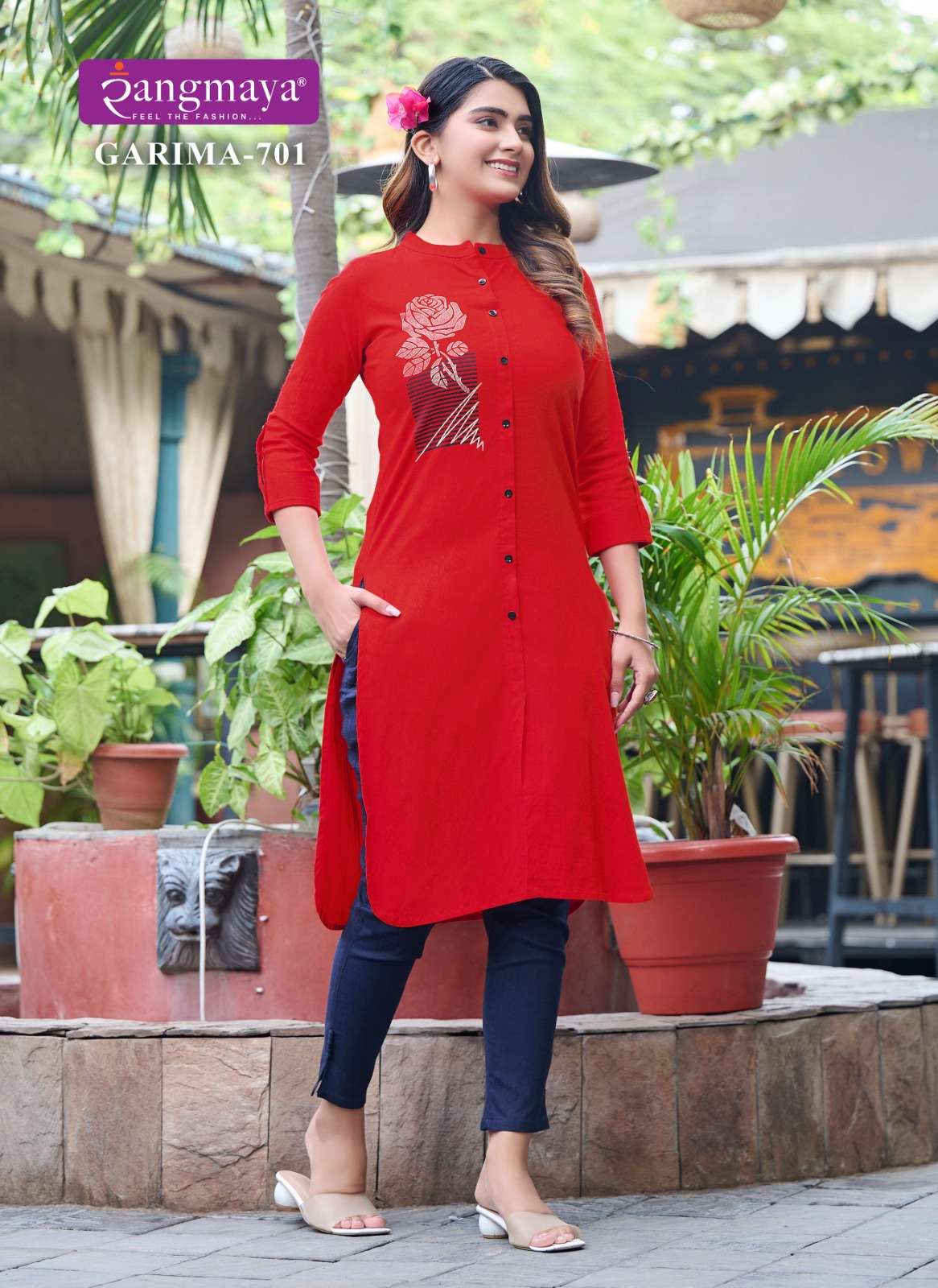  Rangmaya GARIMA VOL-7 strechable Lycra Kurti Wholesale catalog