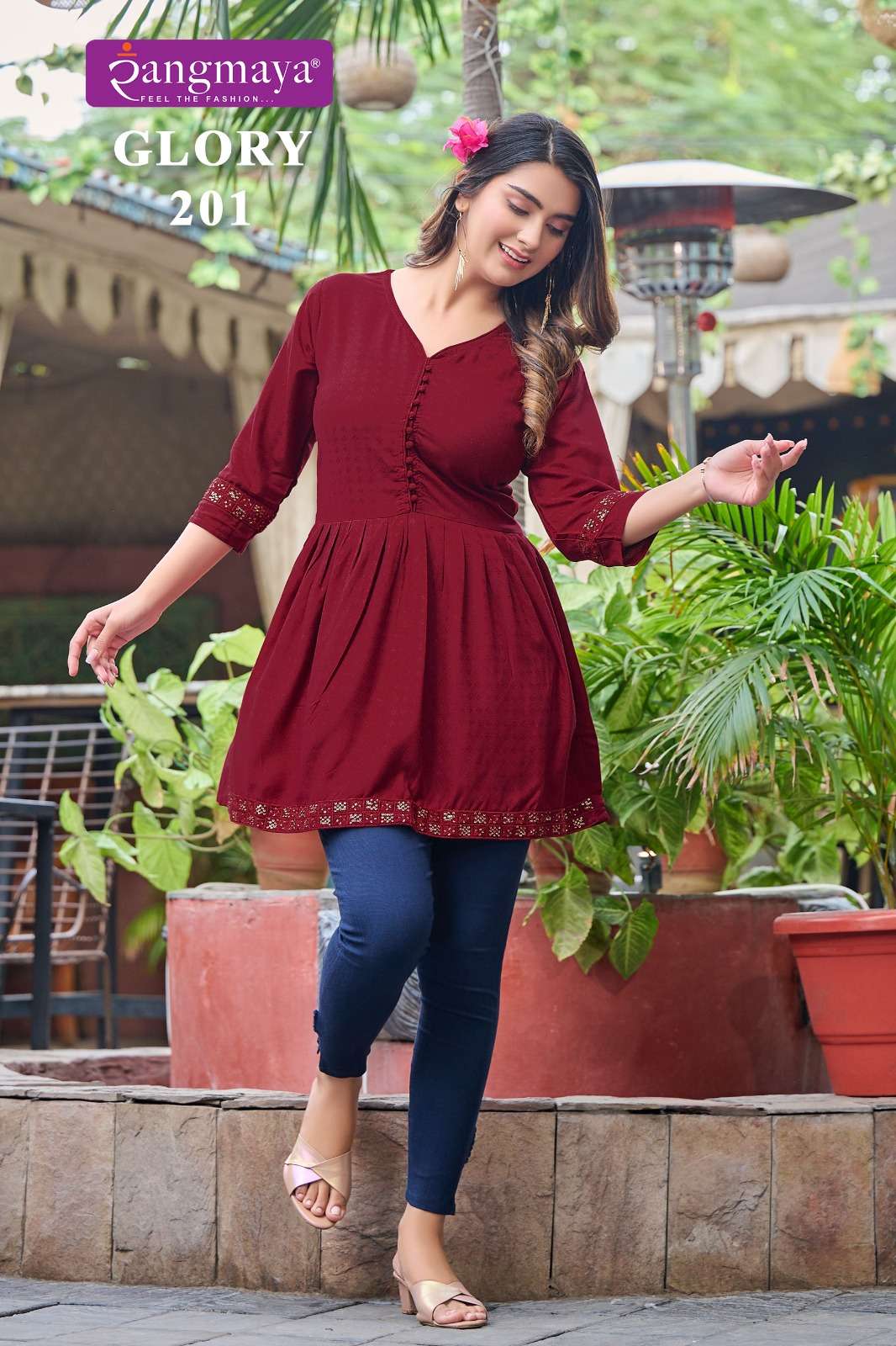 Rangmaya GLORY VOL-2 Short Tops Kurti Wholesale catalog