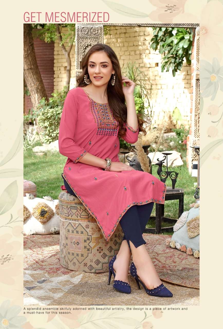 Rangmaya LAVEENA Kurti Wholesale catalog