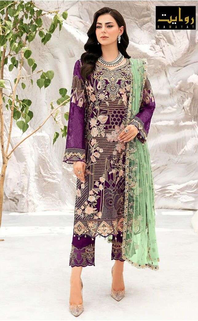 Rawayat Charizma Colors Vol 8 Pakistani Suits Wholesale catalog