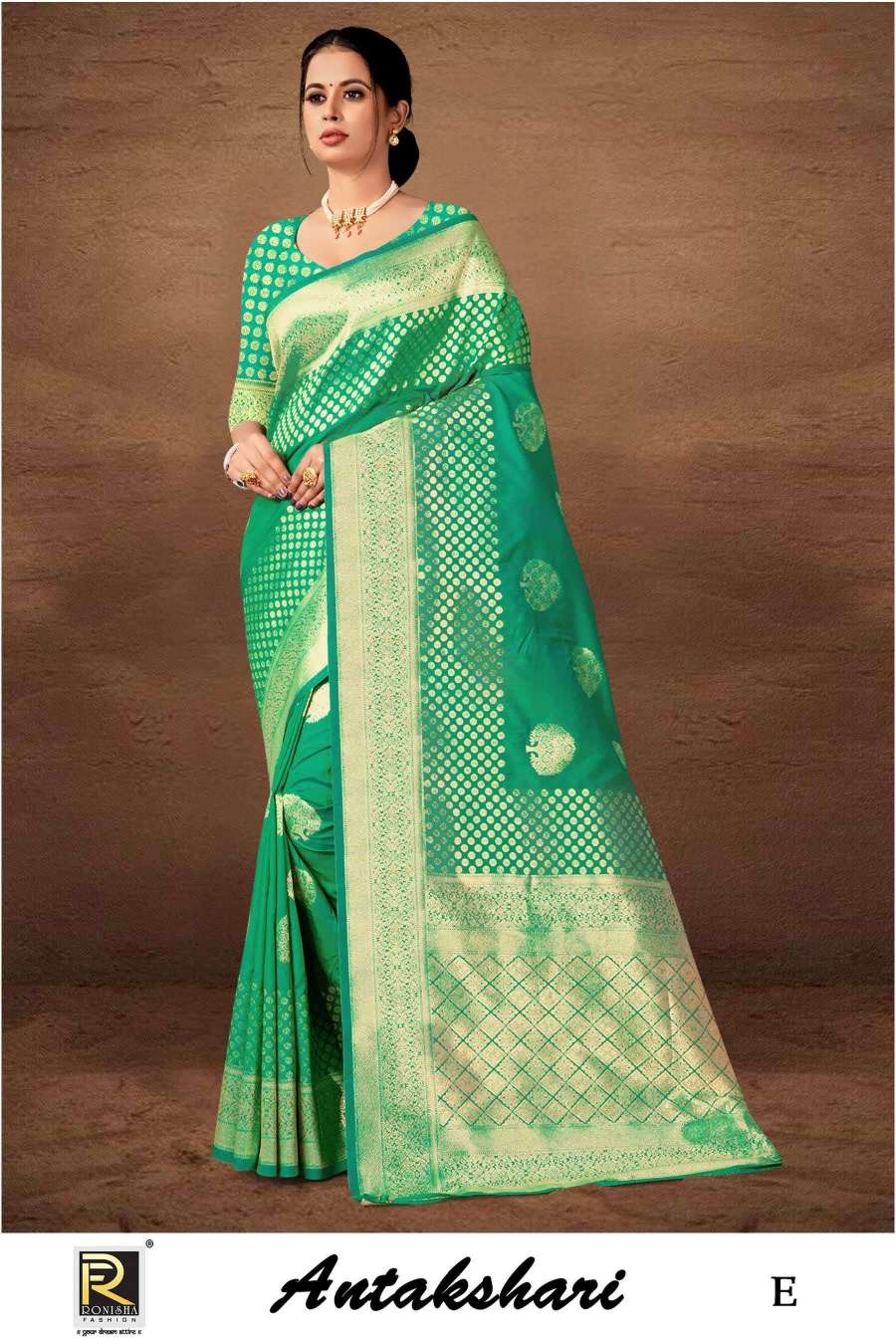 Ronisha Antakshari  Banarasi Silk Designer Saree Wholesale catalog