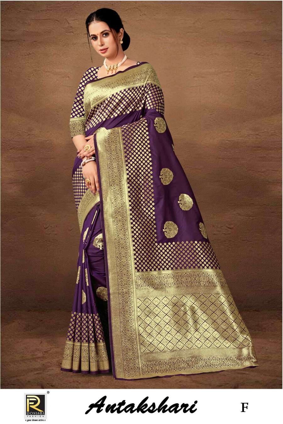 Ronisha Antakshari  Banarasi Silk Designer Saree Wholesale catalog