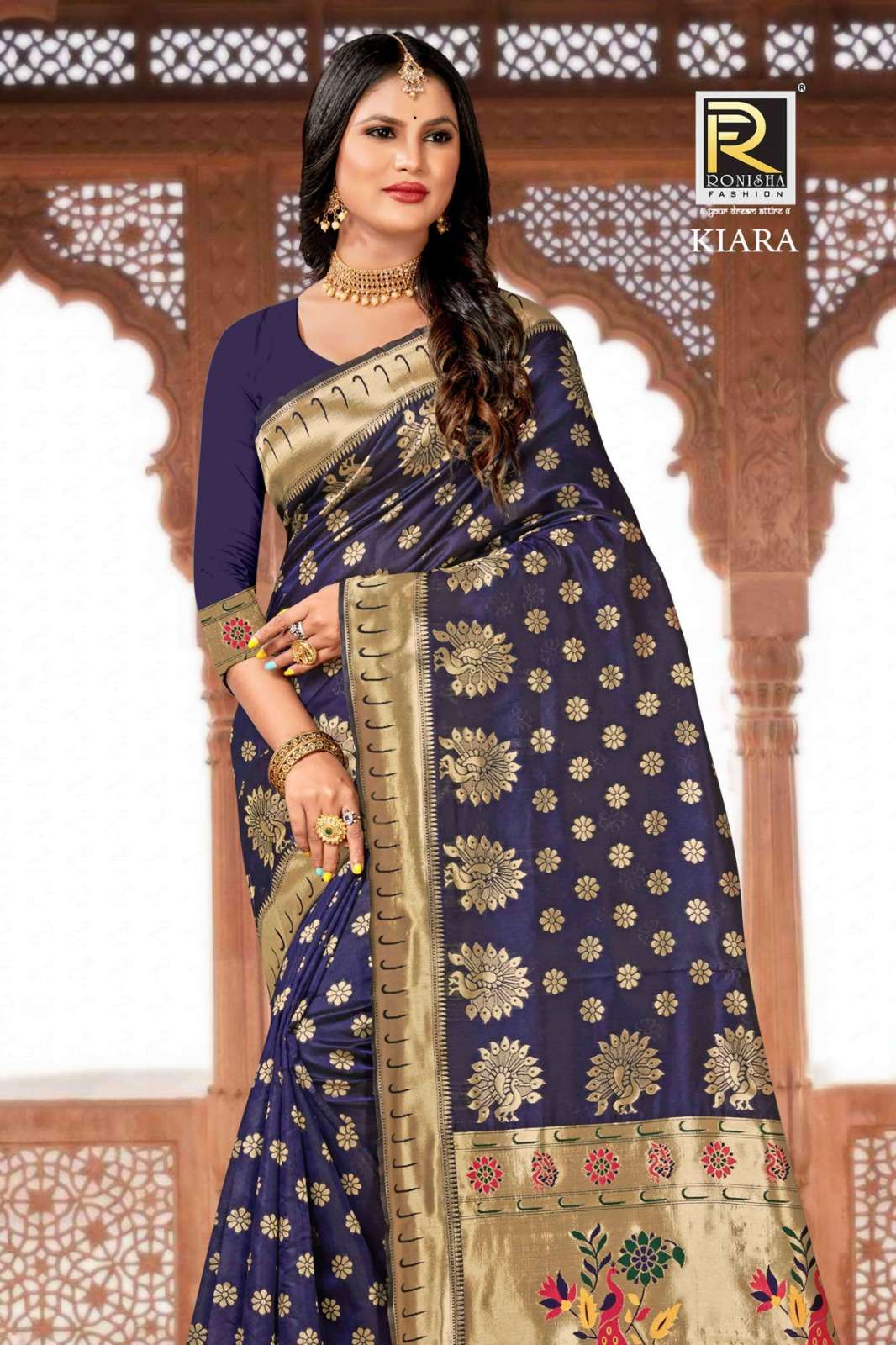 Ronisha Kiara banarasi Silk Saree Collection Wholesale catalog
