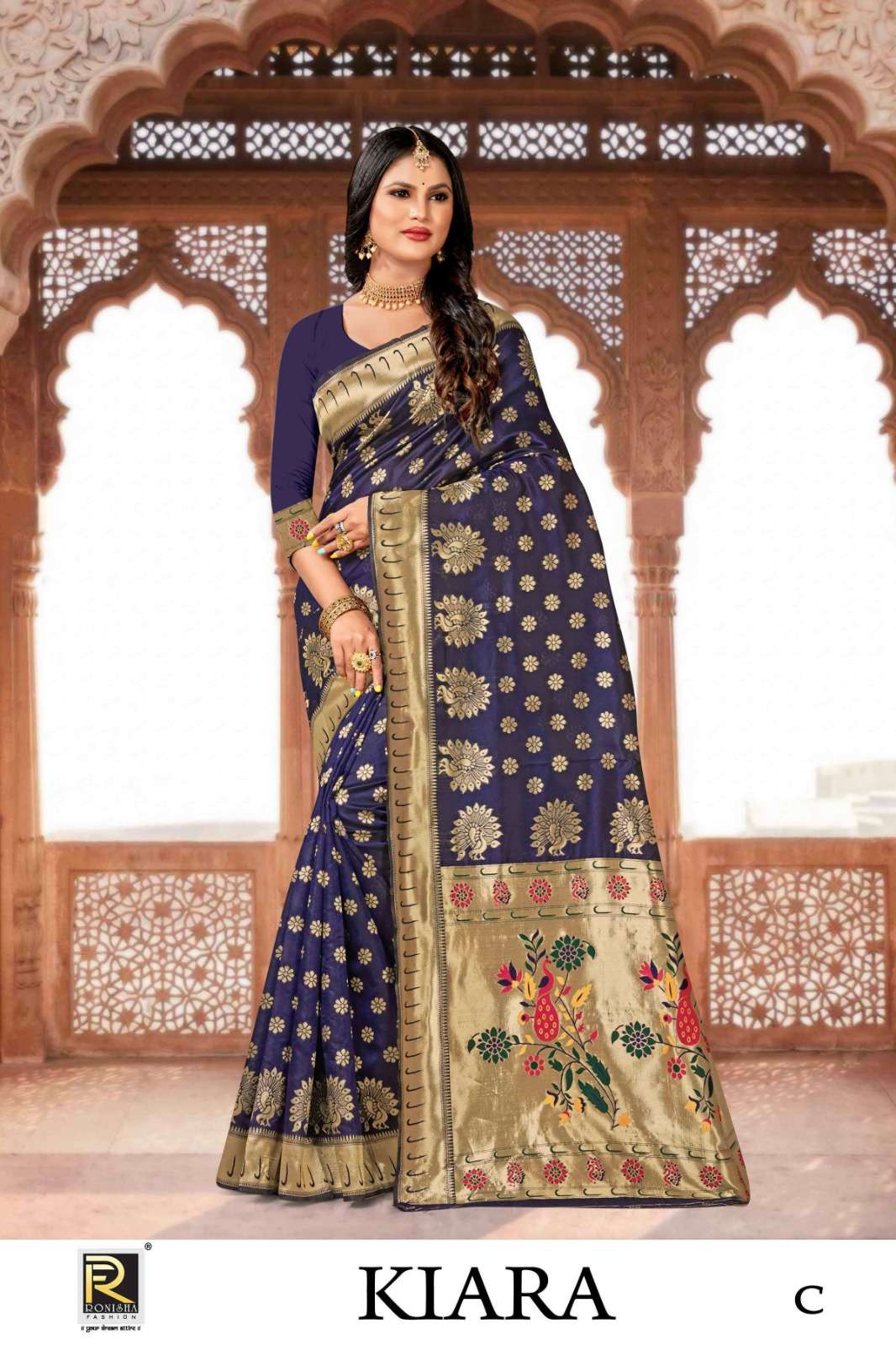 Ronisha Kiara banarasi Silk Saree Collection Wholesale catalog