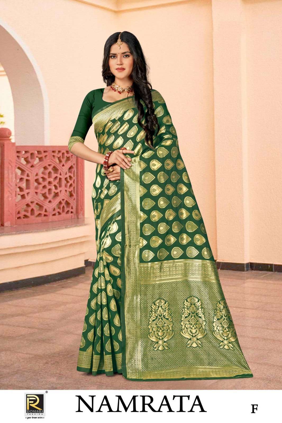 Ronisha Namrata  banarasi Silk Saree Wholesale catalog