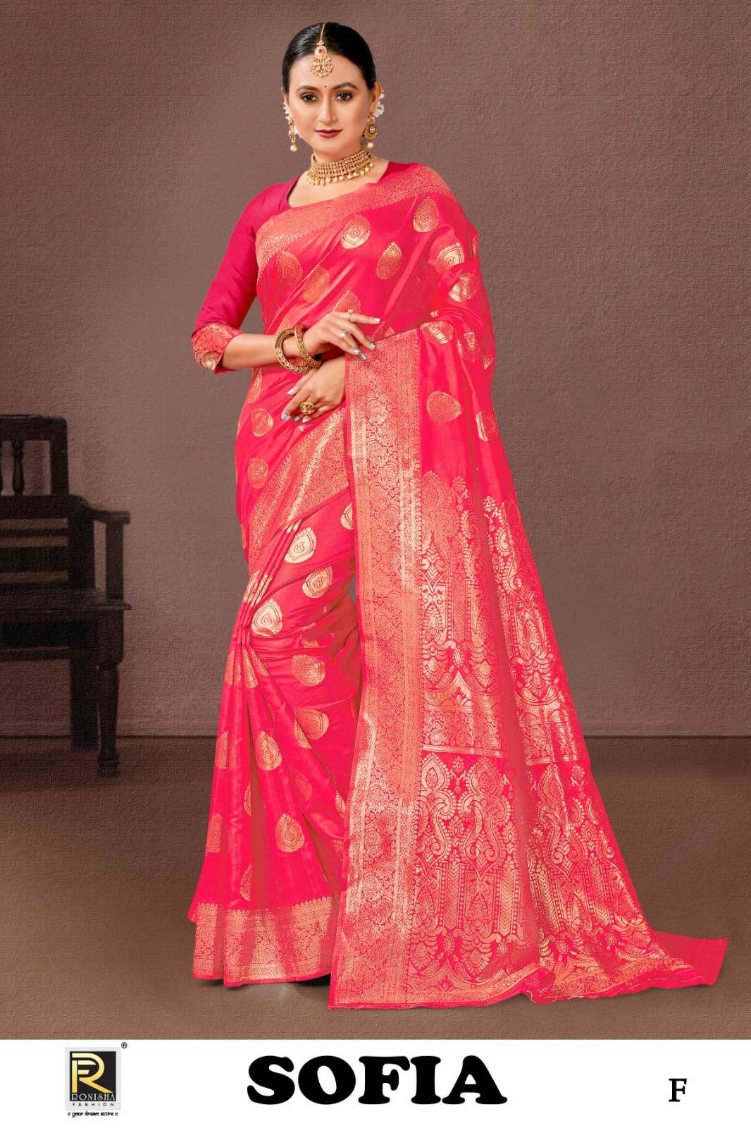 Ronisha Sofia Banarasi Silk Saree Wholesale catalog