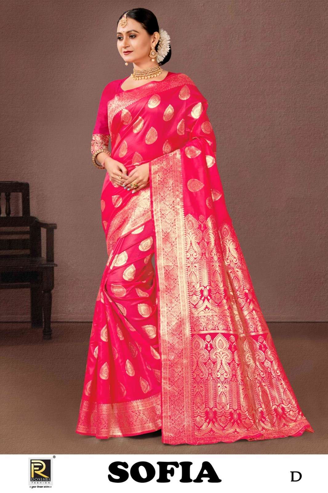 Ronisha Sofia Banarasi Silk Saree Wholesale catalog