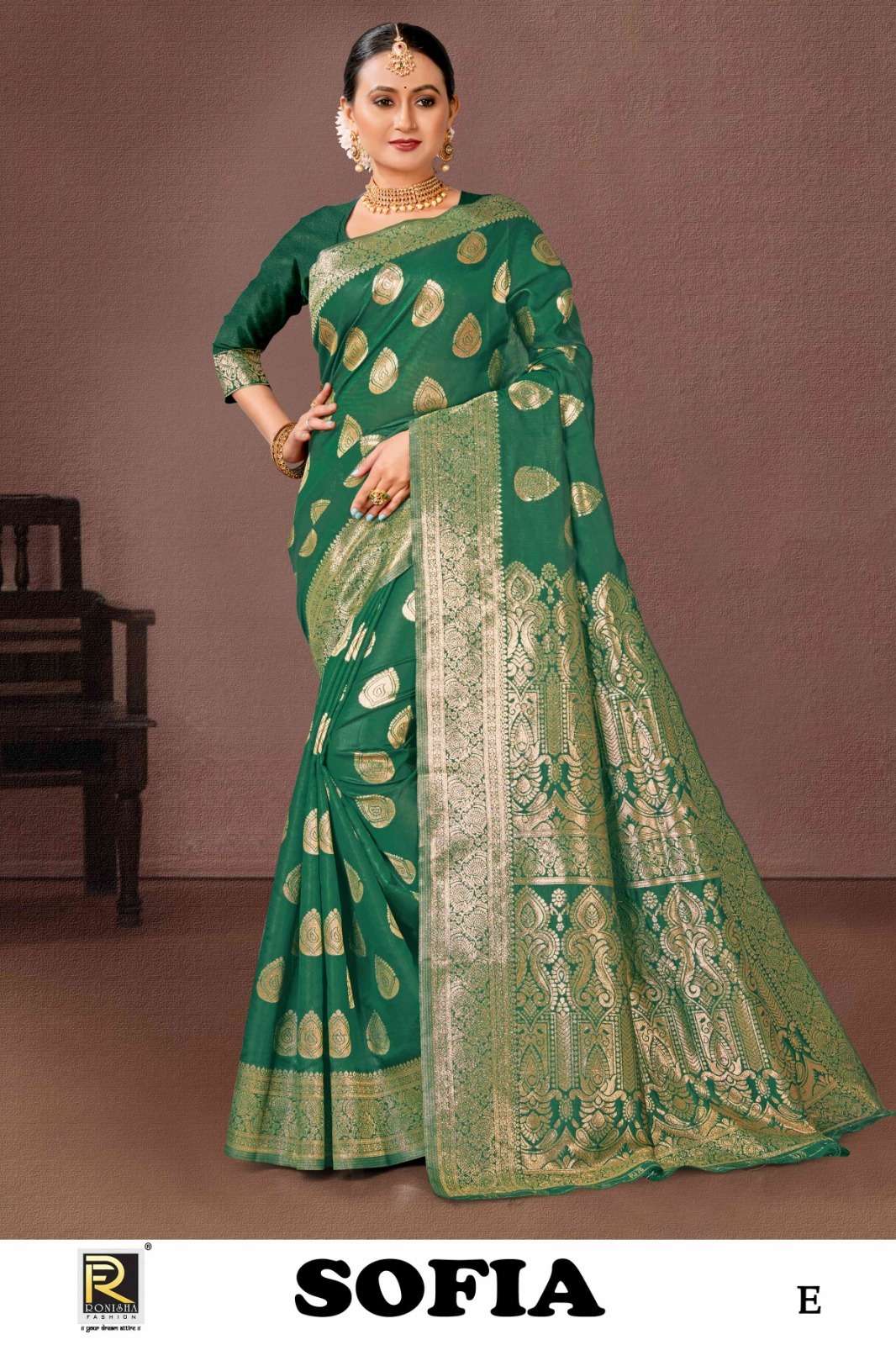 Ronisha Sofia Banarasi Silk Saree Wholesale catalog