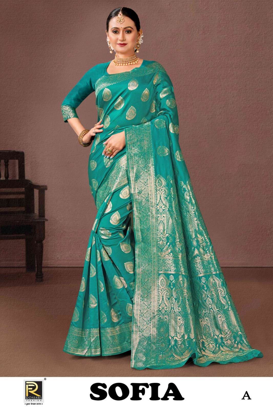 Ronisha Sofia Banarasi Silk Saree Wholesale catalog