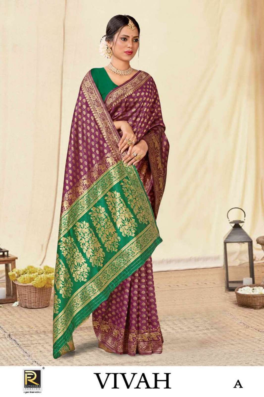 Ronisha Vivah Banarasi Silk Saree Wholesale catalog