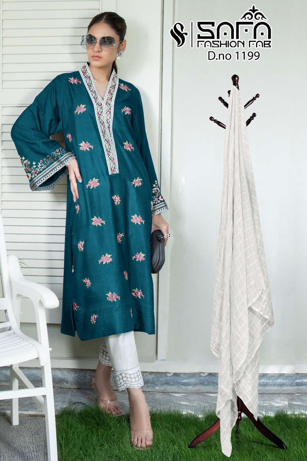 Safa Fashion Fab 1199 Pakistani Suits Wholesale catalog