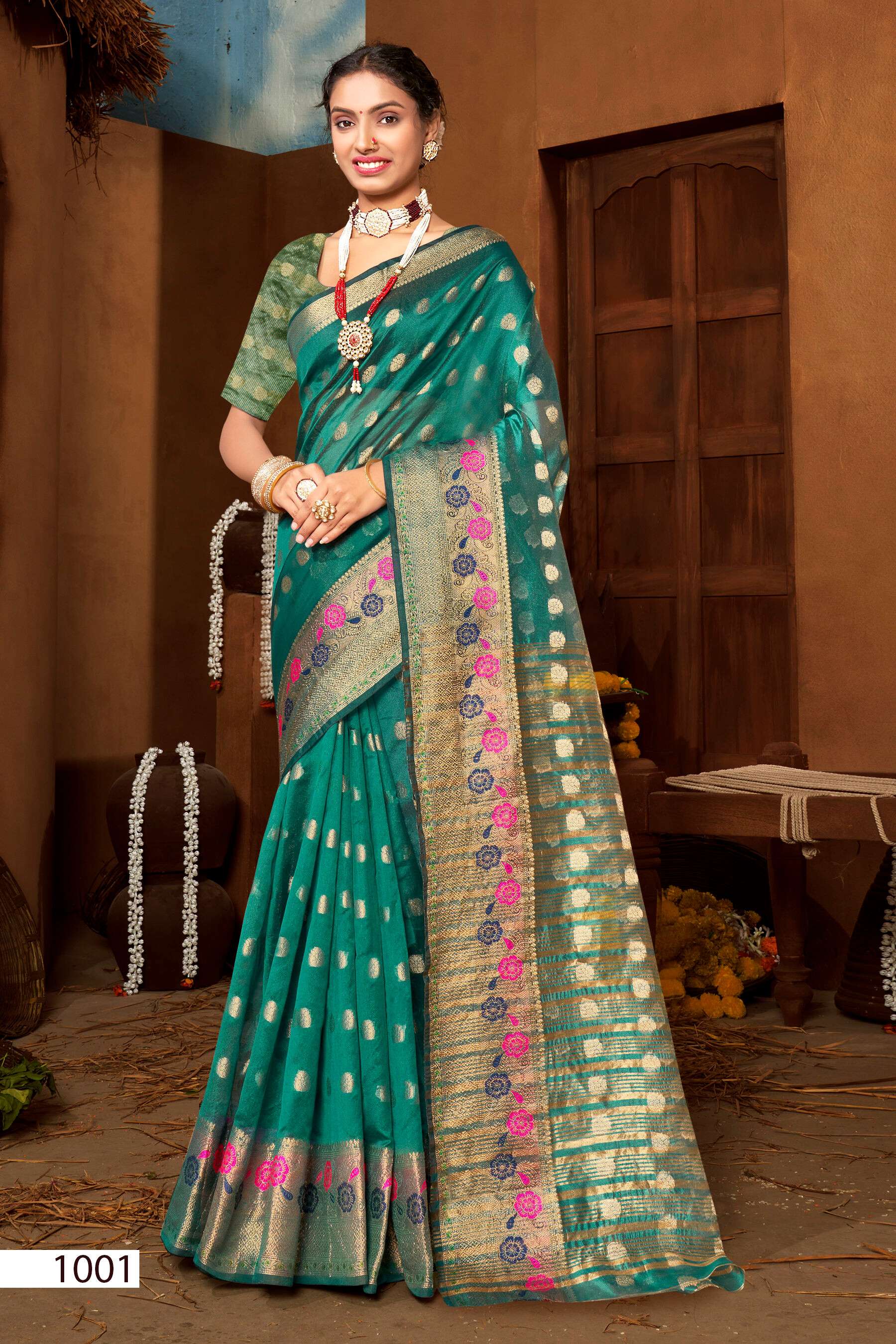 Sakhi Saheli vol.2 Soft organza silk Saree 