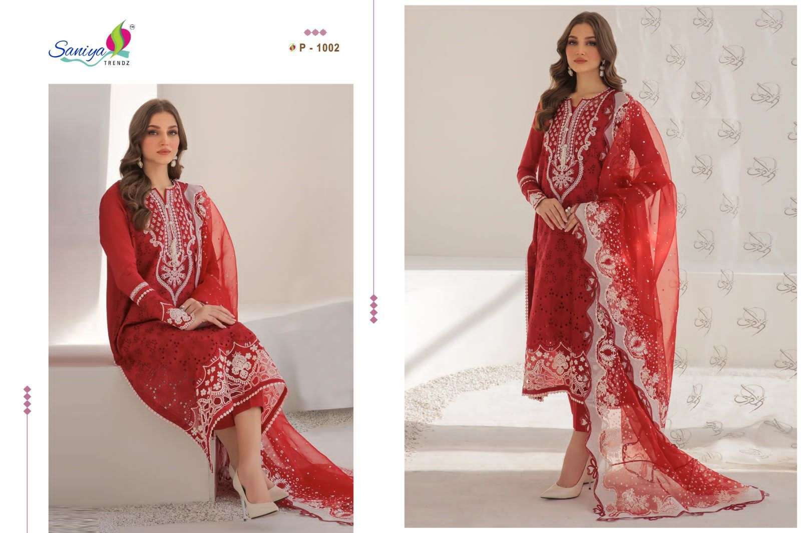 Saniya Baroque Vol 1 Pakistani Suits Wholesale catalog