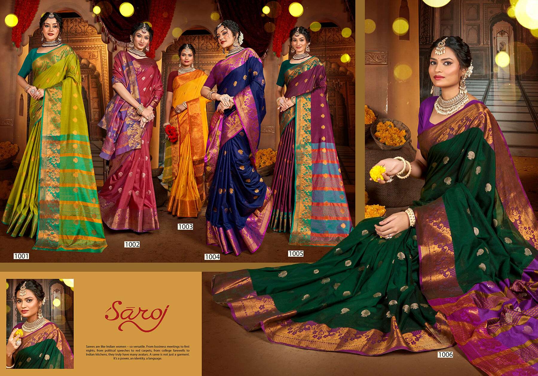 Saroj Kalyani vol.1 Soft Silk Saree Wholesale catalog