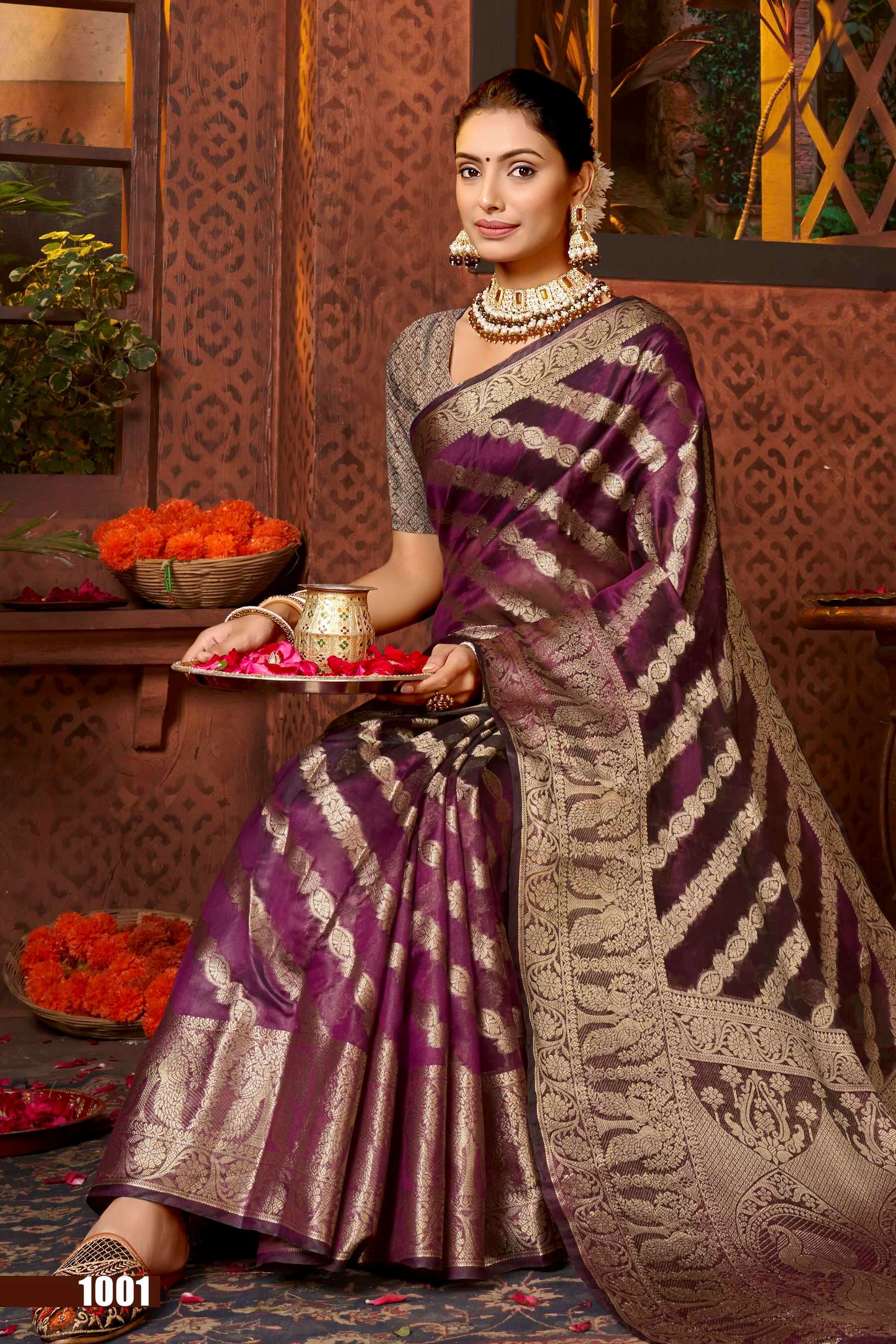 Saroj Manopriya  Vol - 1 Soft Silk Saree Wholesale catalog   