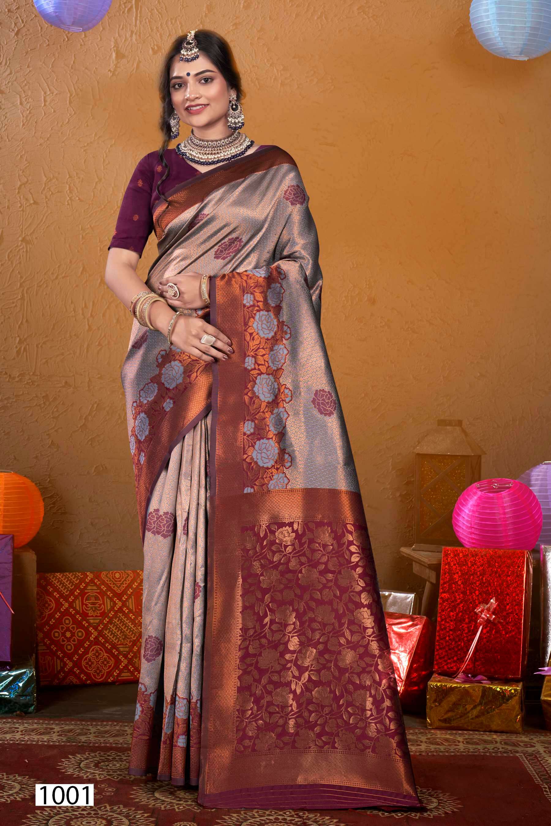 Saroj Mehendi vol.2 Soft Silk saree  Saree Wholesale catalog