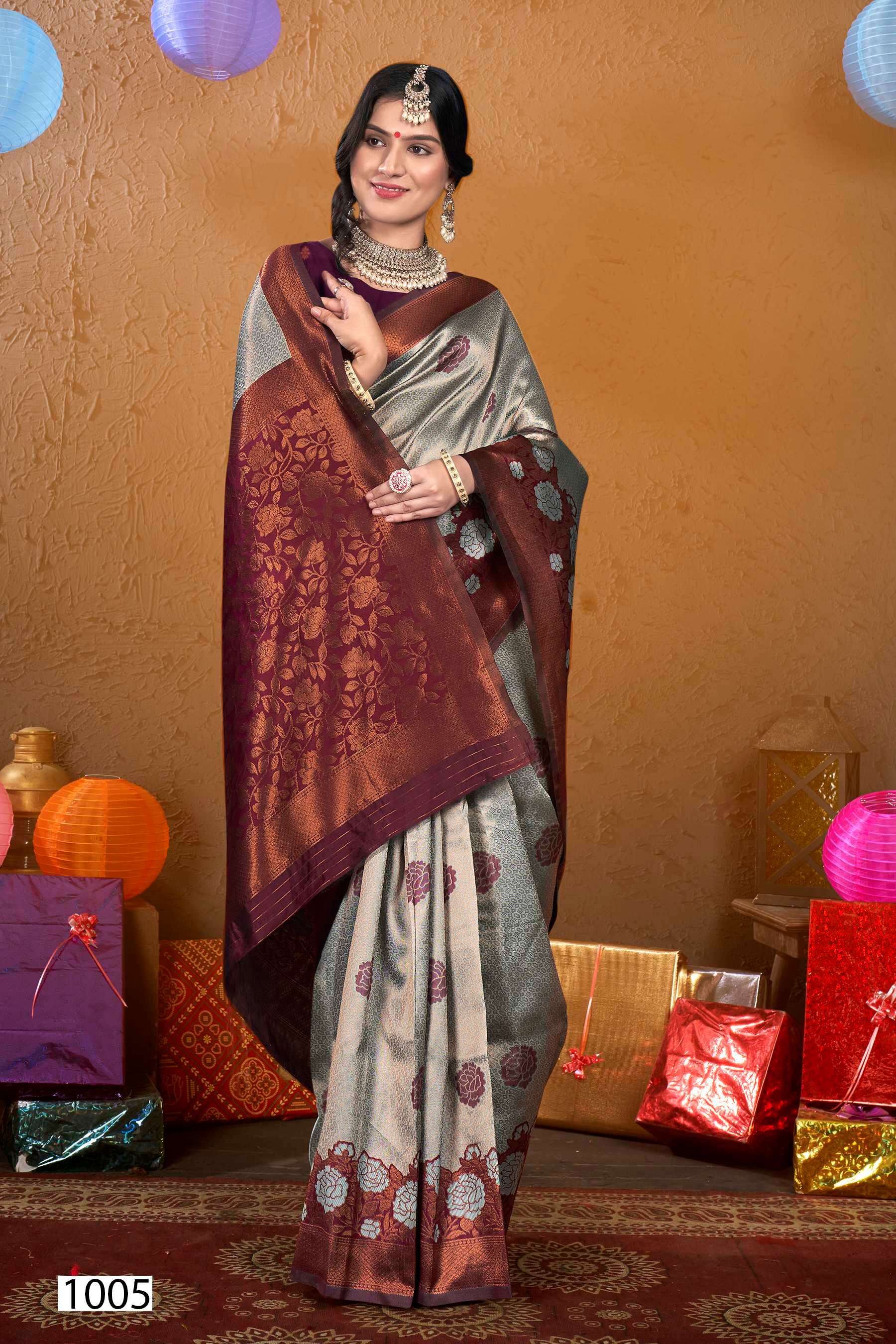 Saroj Mehendi vol.2 Soft Silk saree  Saree Wholesale catalog