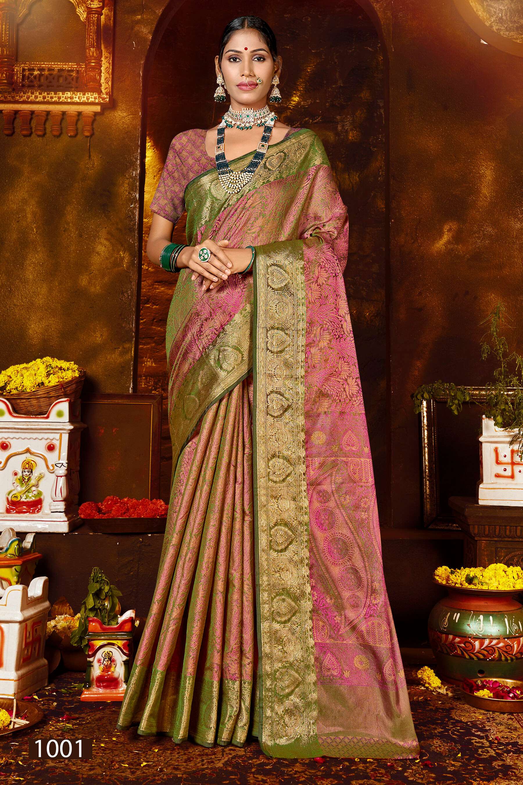 Saroj  SAMHITA Vol.2 Silk saree  Wholesale catalog 