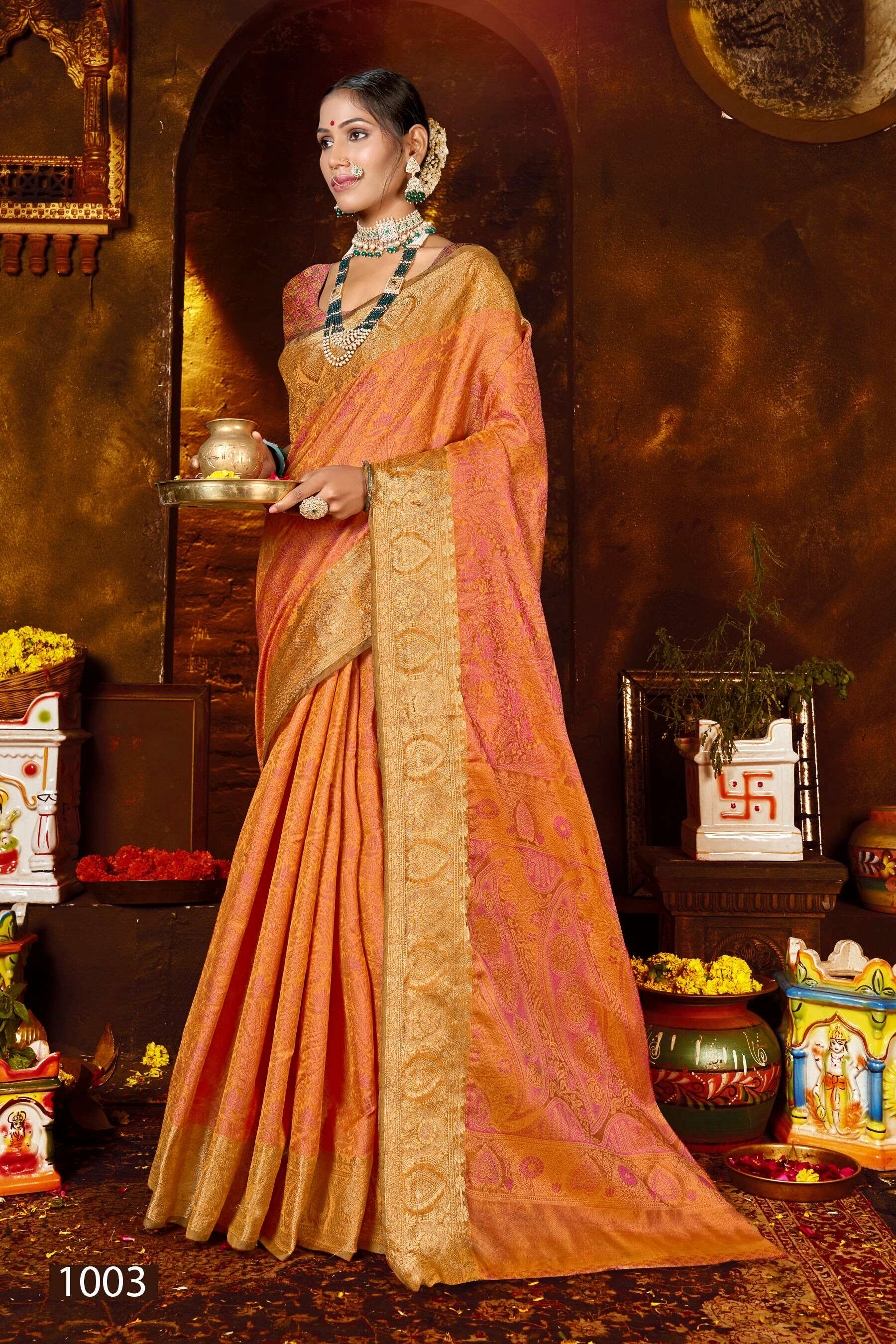 Saroj  SAMHITA Vol.2 Silk saree  Wholesale catalog 