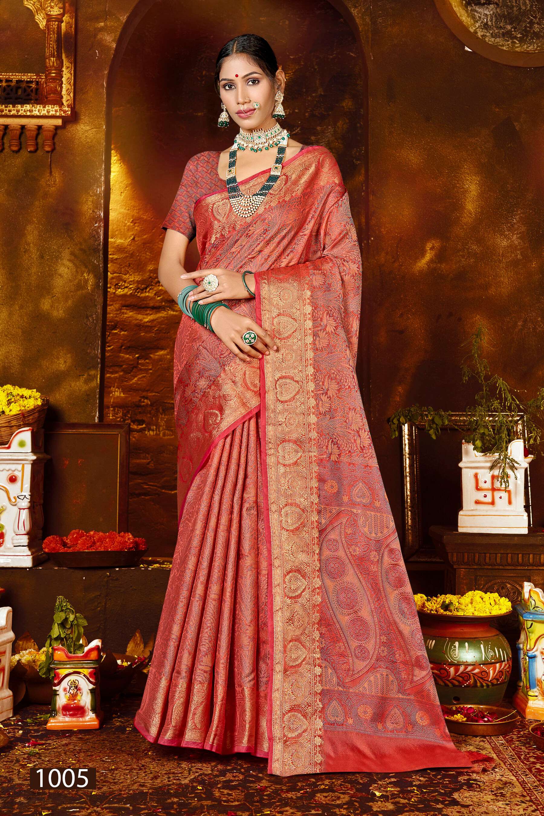 Saroj  SAMHITA Vol.2 Silk saree  Wholesale catalog 