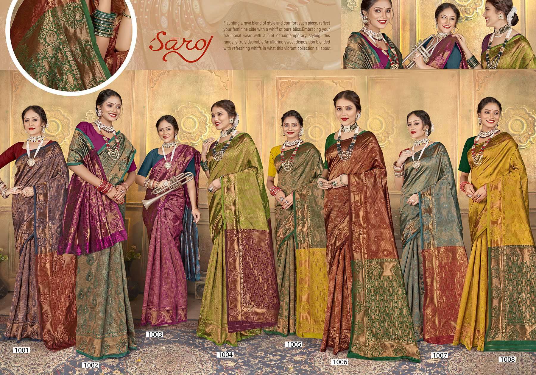 Saroj Sanjivini Vol - 3 Soft Silk Saree Wholesale catalog  