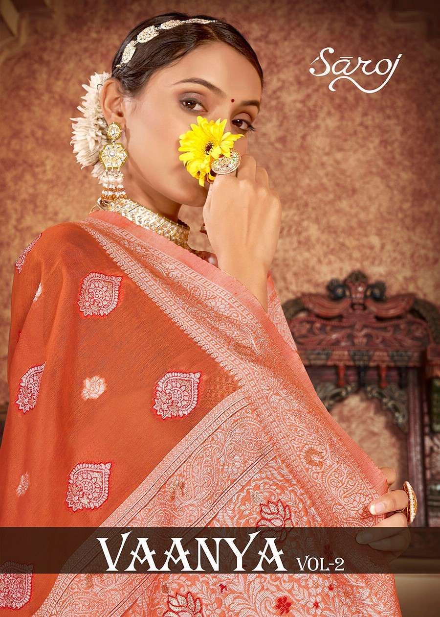 Saroj Vaanyaa vol.2  Soft cotton Saree Wholesale catalog