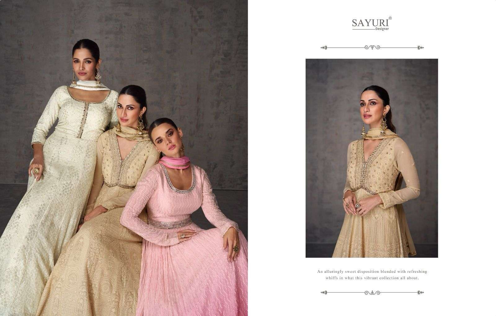 SAYURI DESIGNER AMEENA Kurti Long Gown Wholesale catalog