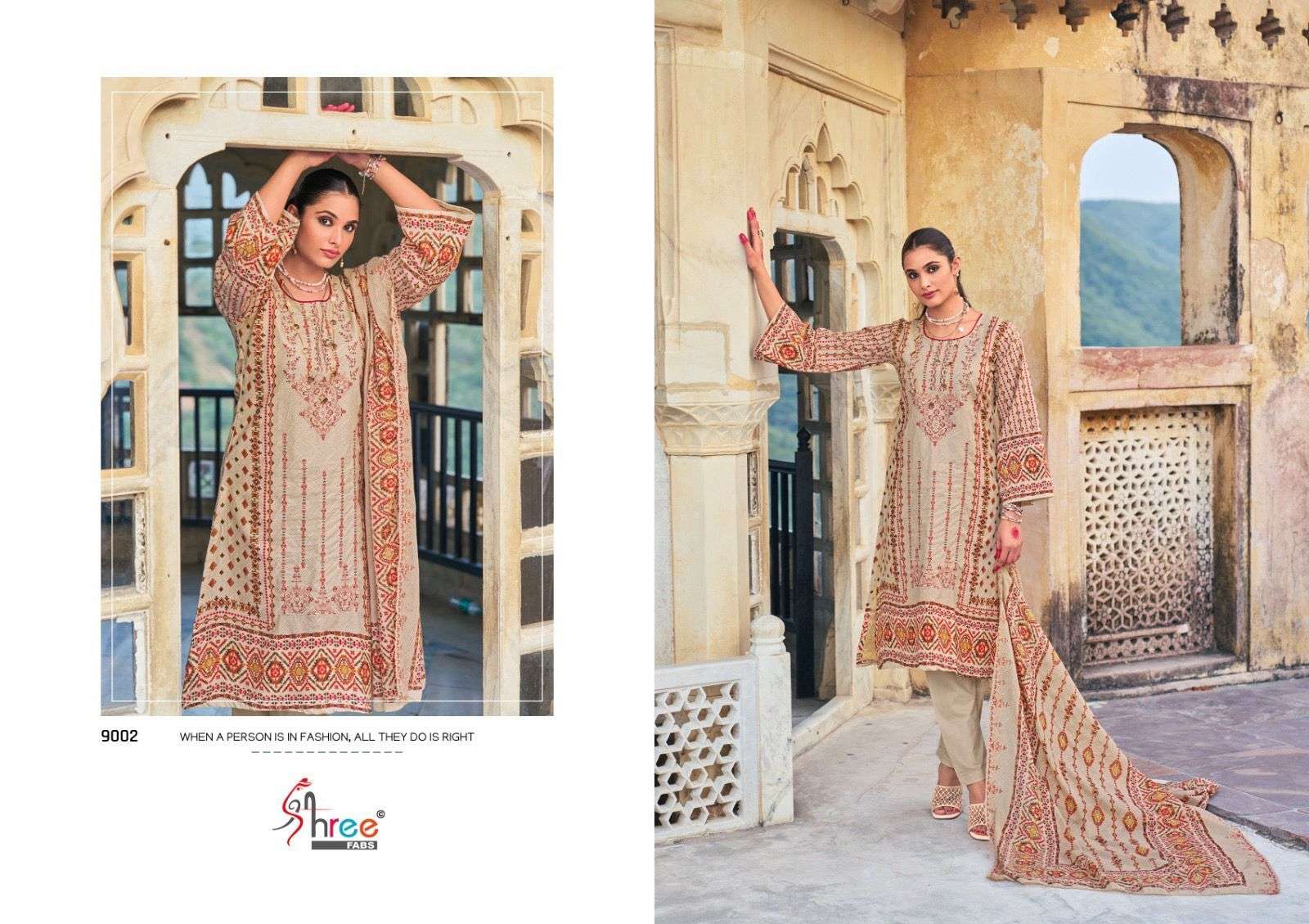 Shree Bin saeed Lawn Vol 9 Pakistani Suits Wholesale catalog