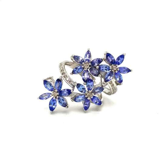 Tanzanite Ring in .925 Sterling Silver Catalog