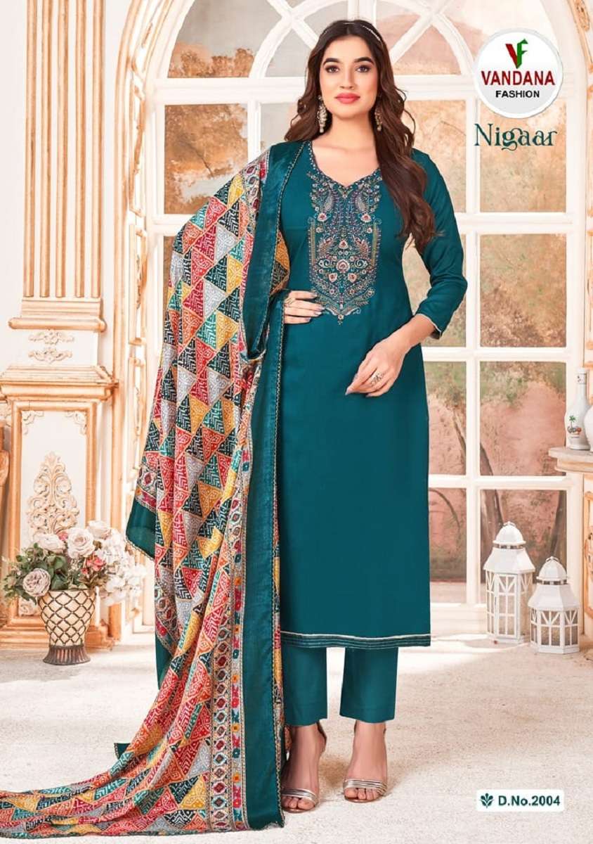 Vandana Nigaar Vol-2 -Dress Material -Wholesale Catalog