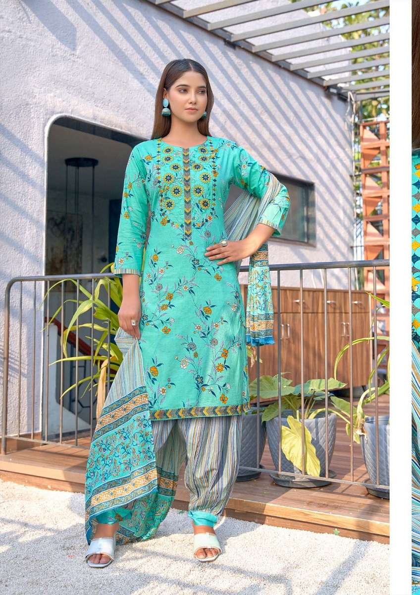 Yashika Guzarish Cotton Printed Dress Material Wholesale catalog