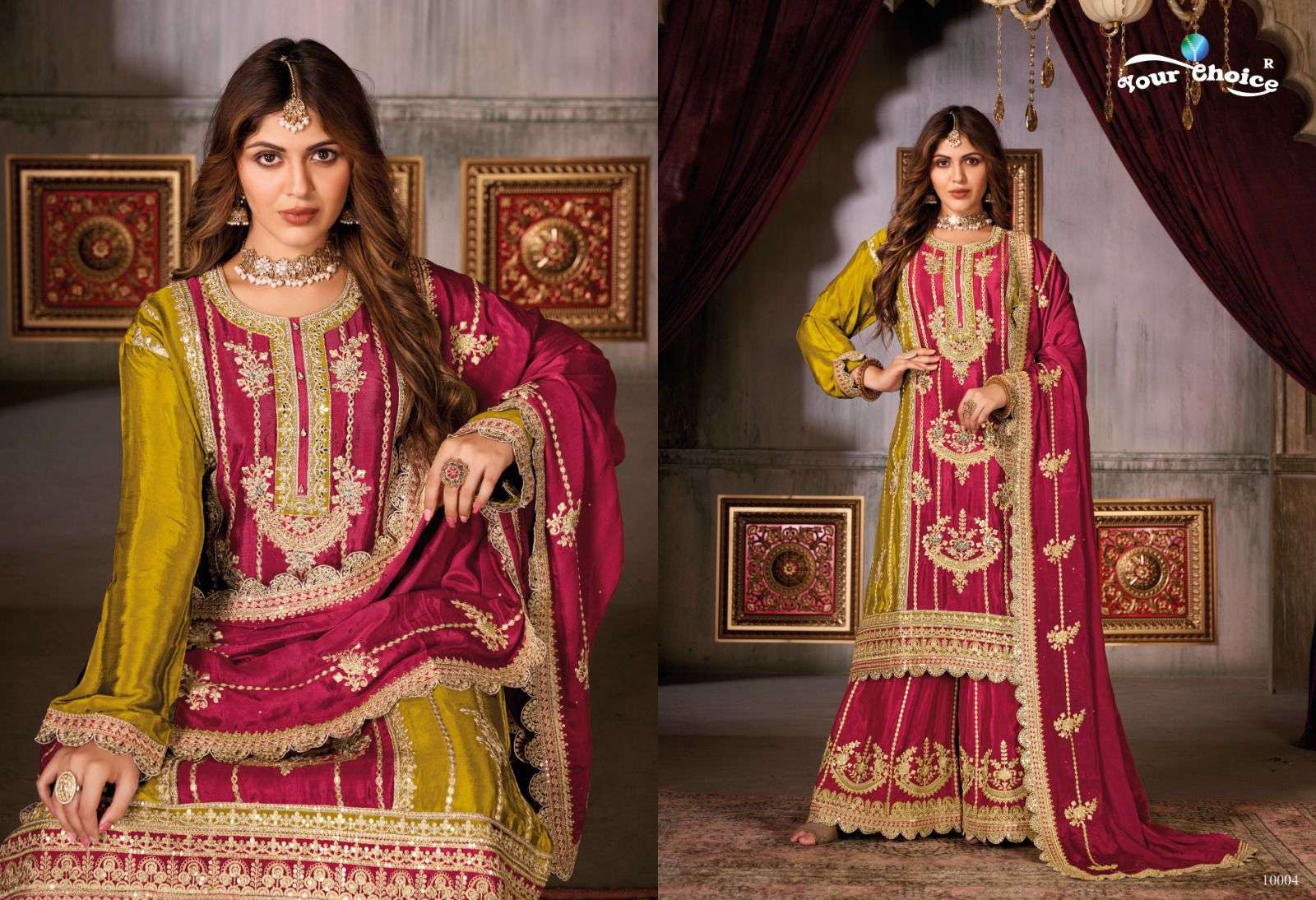 Your Choice Glossy Designer Salwar Suits Wholesale catalog