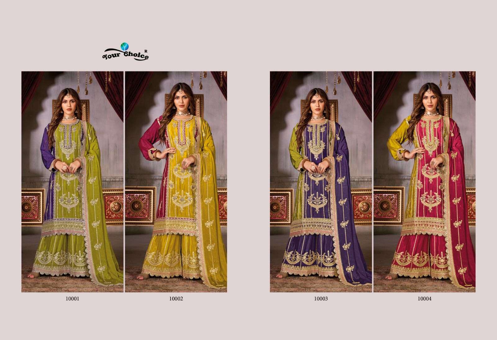 Your Choice Glossy Designer Salwar Suits Wholesale catalog