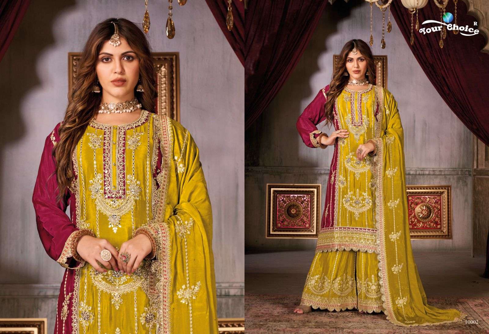 Your Choice Glossy Designer Salwar Suits Wholesale catalog