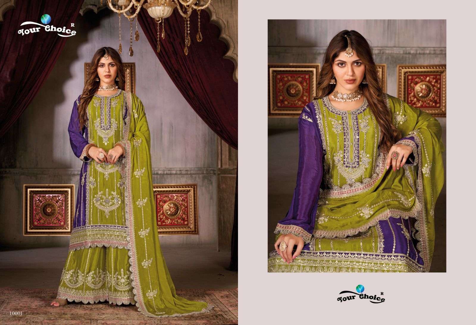 Your Choice Glossy Designer Salwar Suits Wholesale catalog