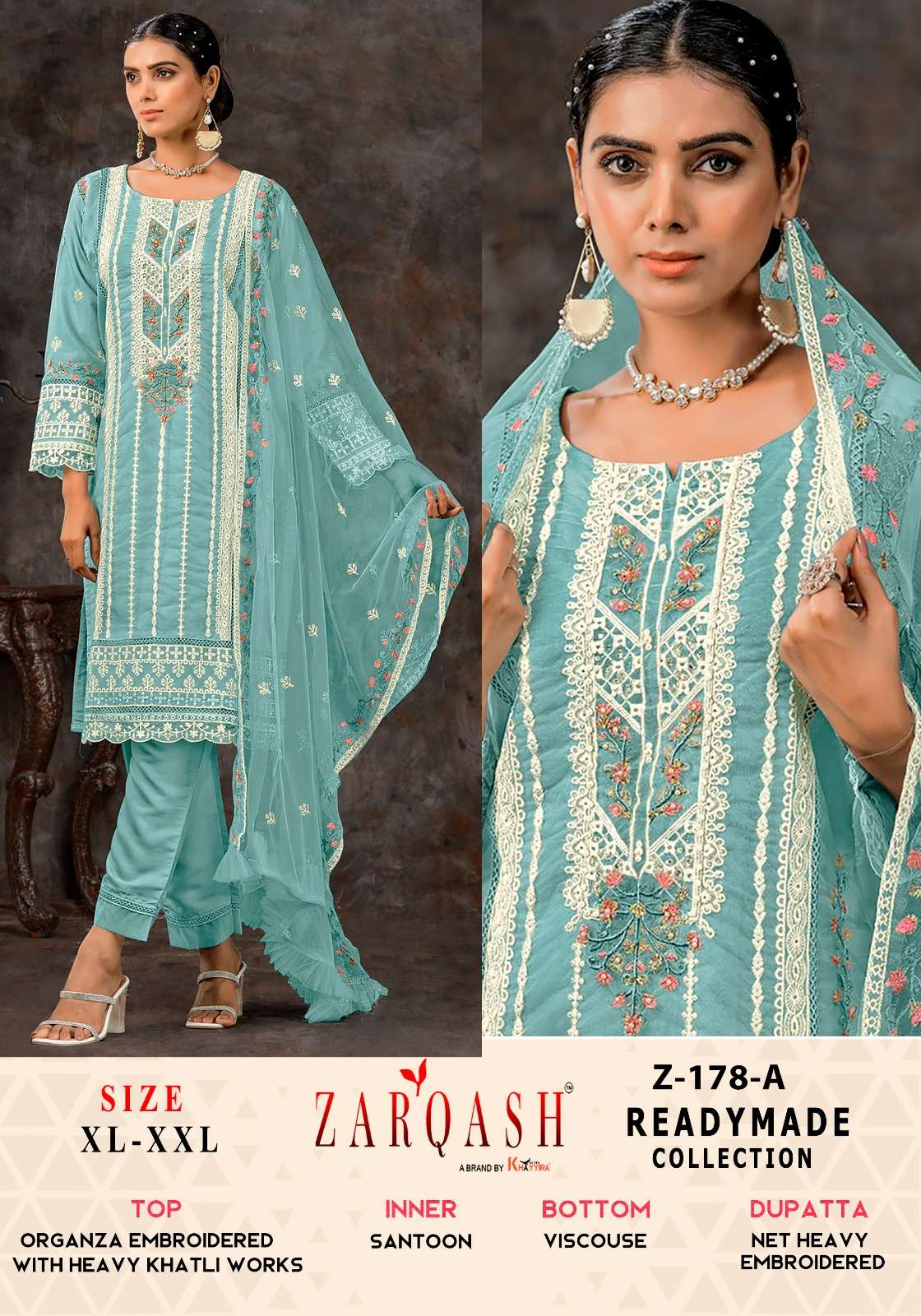 Zarqash Z 178 Pakistani Suits Wholesale catalog