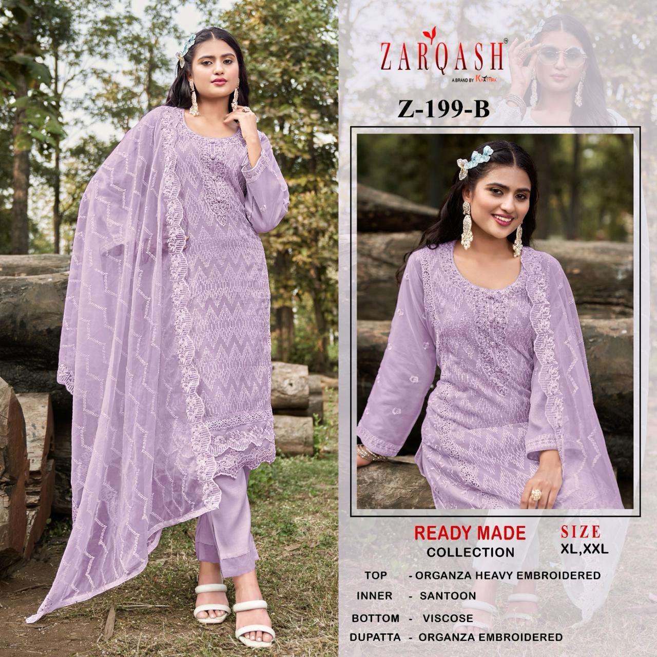 Zarqash Z 199 Pakistani Suits Wholesale catalog