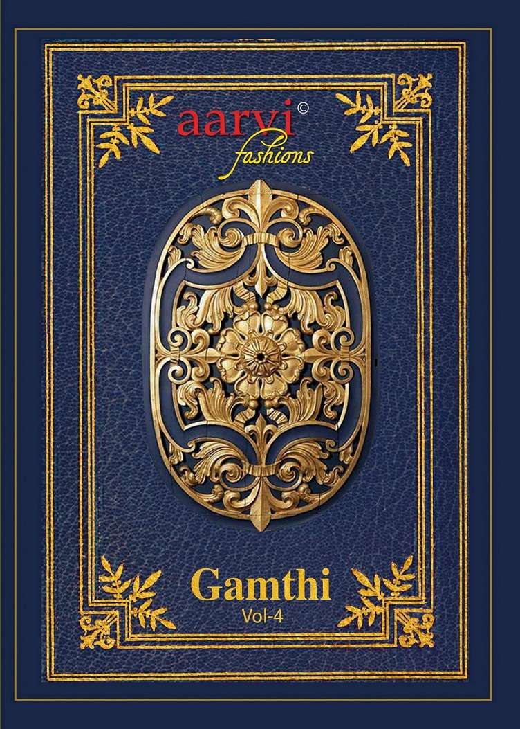 Aarvi Gamthi Vol-4 – Kurti Pant With Dupatta -Wholesale Catalog