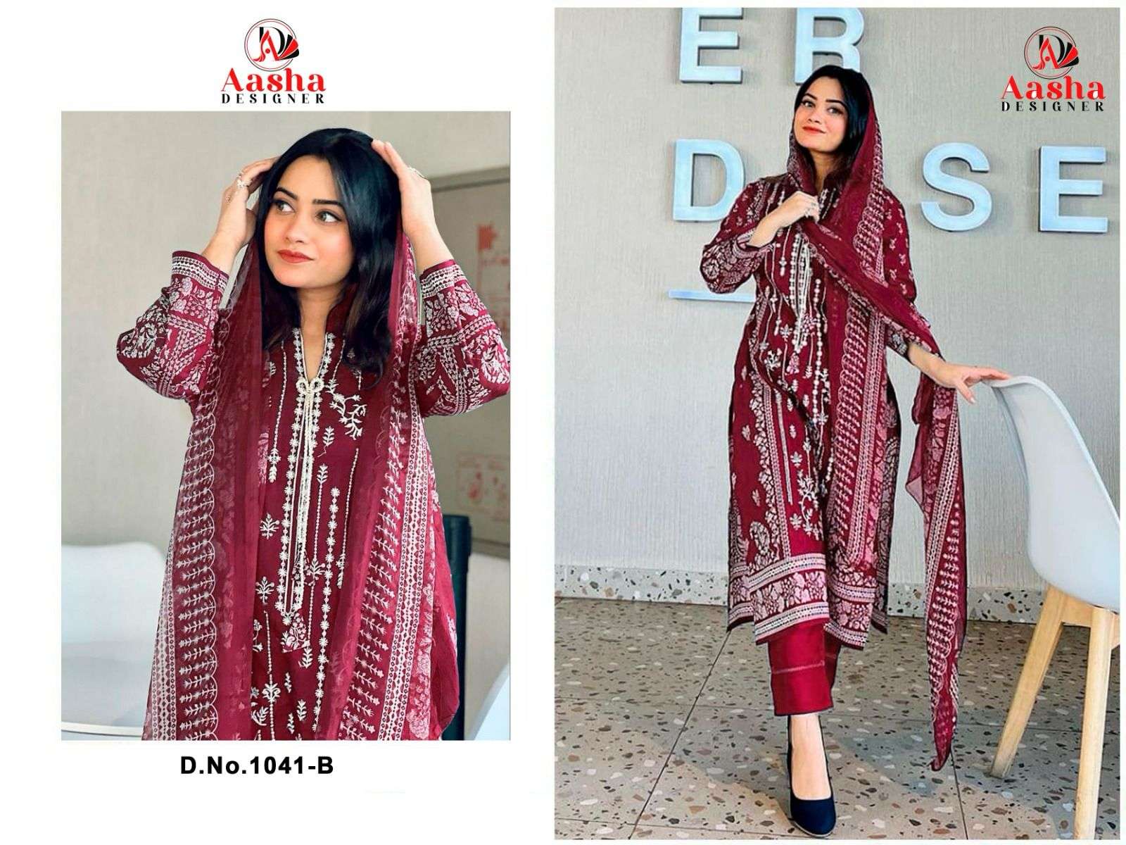 Aasha Harsha Vol 2 Cotton Dupatta Pakistani Suits Wholesale catalog