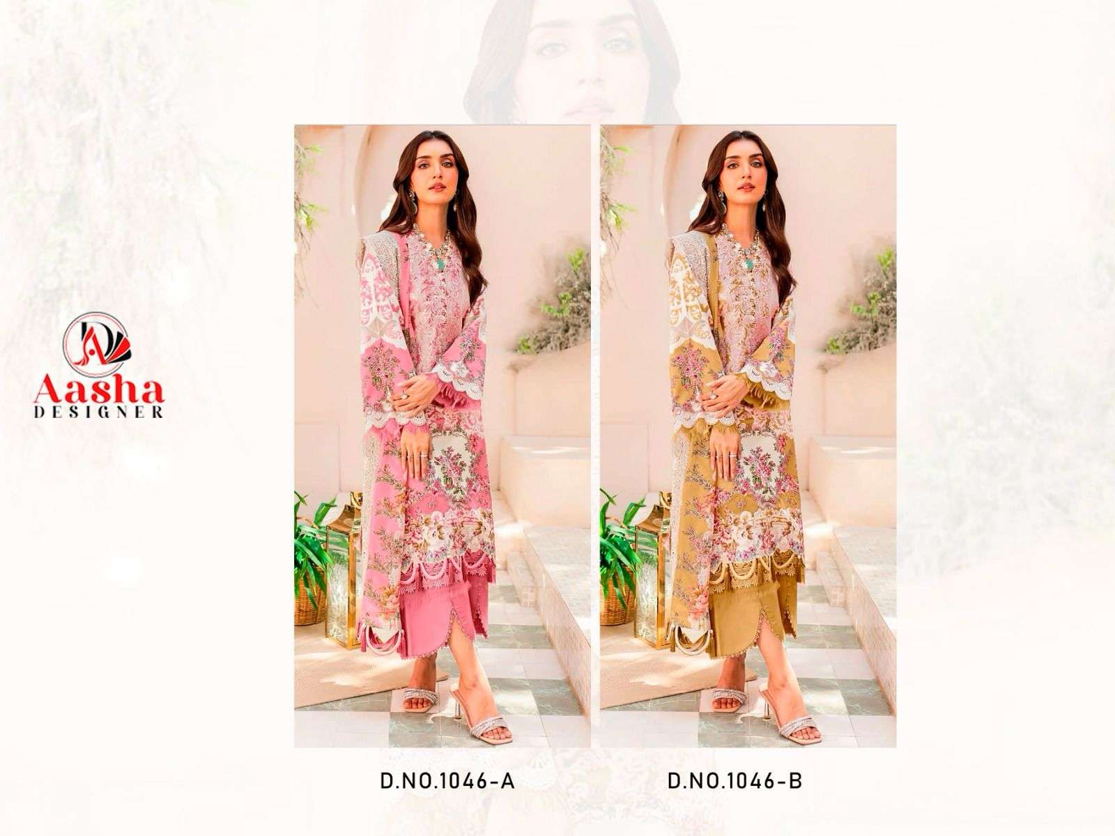 Aasha Needle Wonder Vol 3 Cotton Dupatta Pakistani Suits Wholesale catalog
