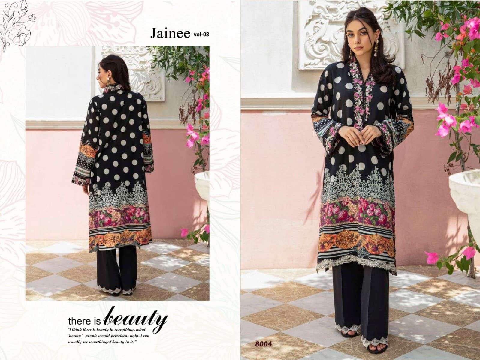 Agha Noor Jainee Vol 8 Luxury Lawn Dress Material Wholesale catalog