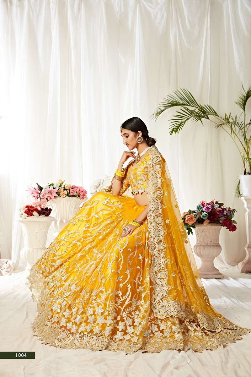 Mustard Silk Wedding Lehenga Choli, Mustard Silk Wedding Lehengas and  Mustard Silk Ghagra Chaniya Cholis online shopping