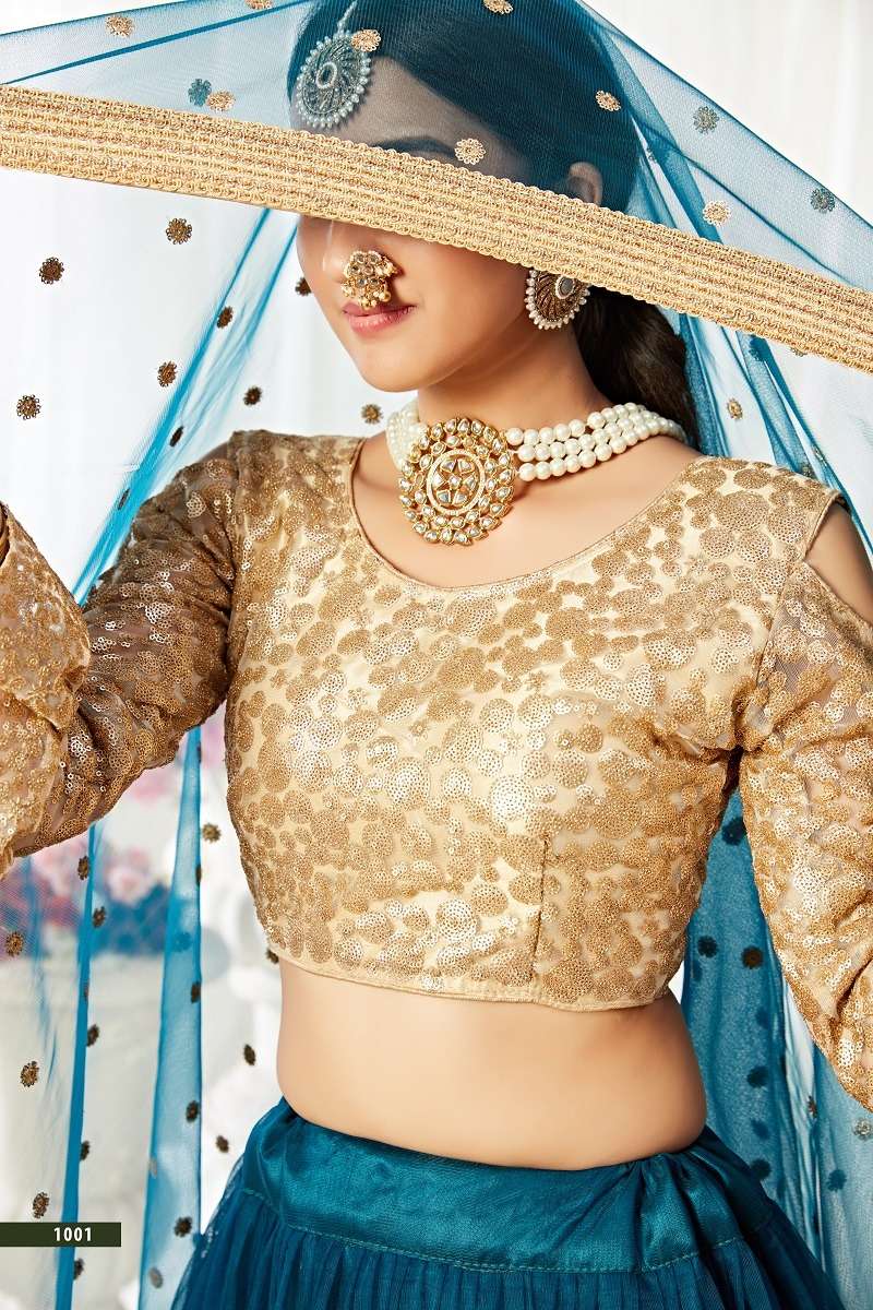 AGNILEKHA VOL - 1001 DESIGNER PARTY WEAR LOOK HEAVY LEHENGA CHOLI WHOLESALE CATALOG