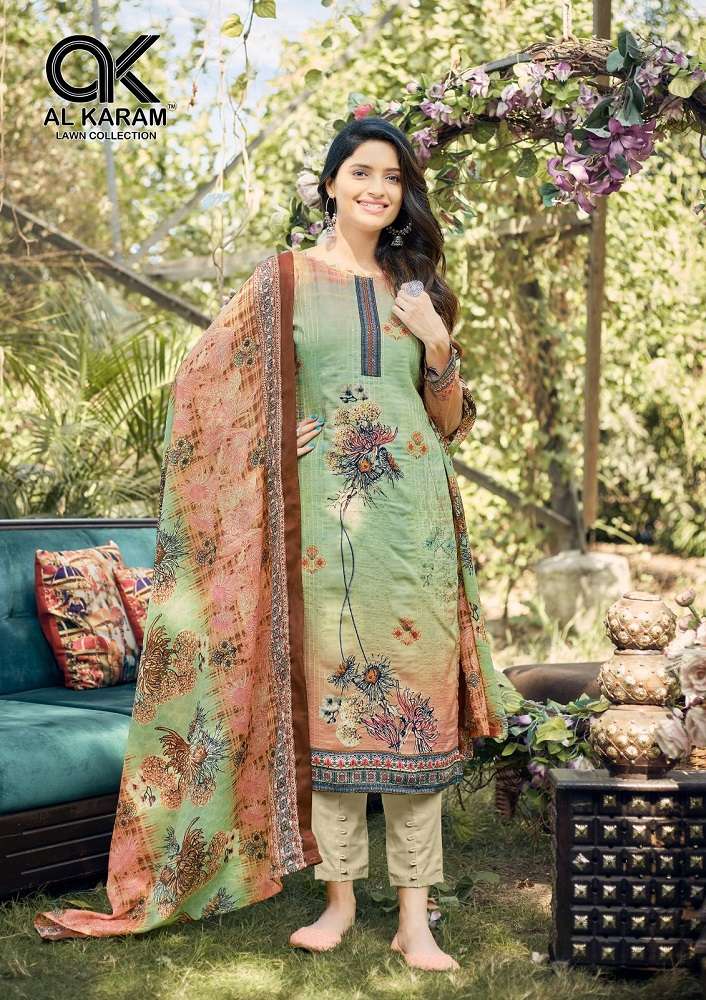 Al Karam Chikankari Embroidery Lawn Collection Vol-4 – Dress Material -Wholesale Catalog