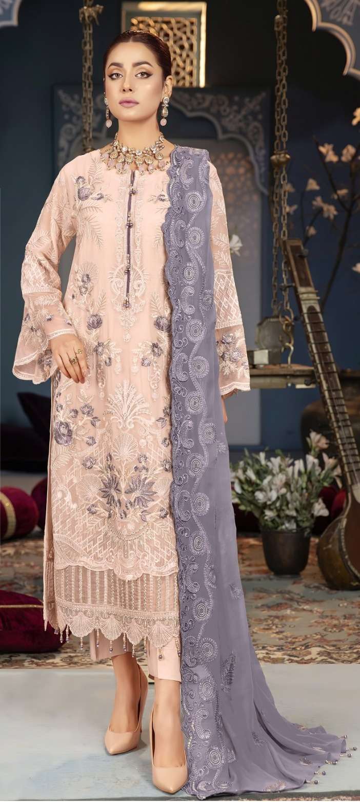 Al Khushbu Samaira Vol 9 Georgette Pakistani Suits Wholesale catalog