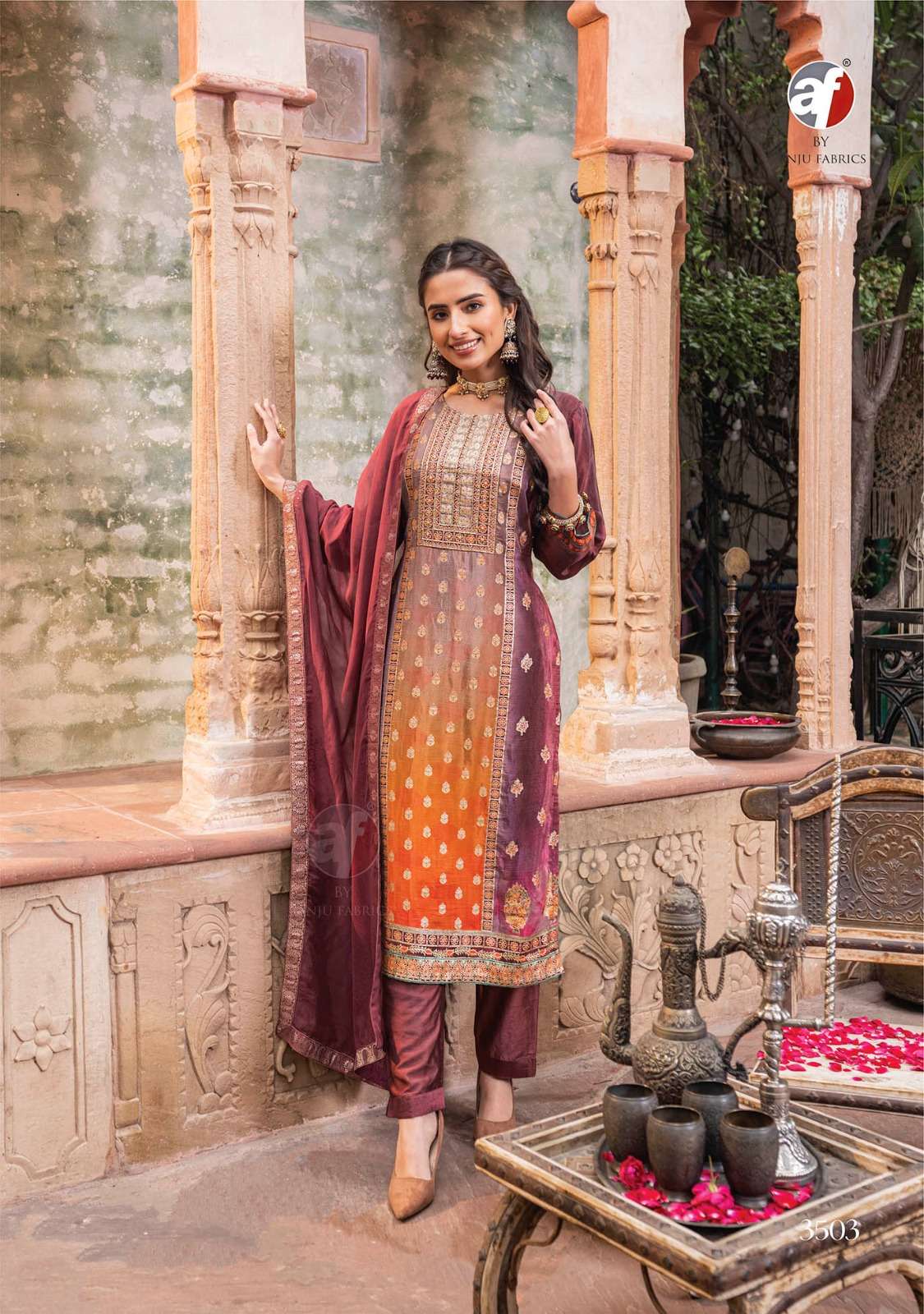 Anju Fabrics Fiza Kurti Wholesale catalog